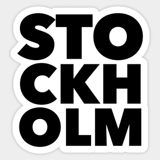 STOCKHOLM Sticker